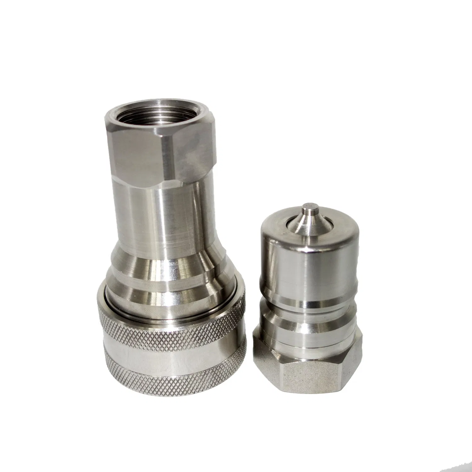 Naiwo Stainless Steel Pipe Connector Hose Fitting ISO-B Quick Disconnect Coupling DN20 Hydraulic Valve