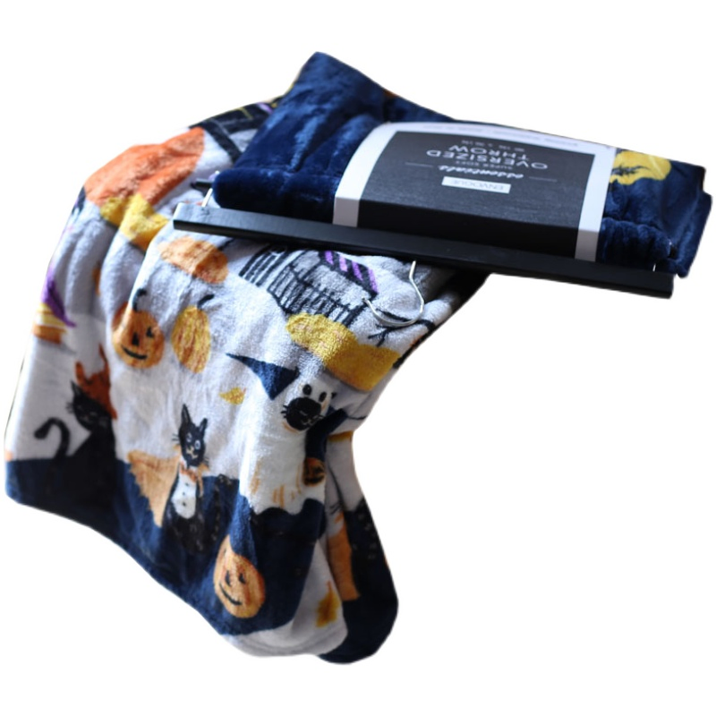 Microfibre Super Christmas All Saints Day Soft Coral Flannel Fleece Polyester Antipilling Print Air Conditioning Travel Promotion Picnic Blanket