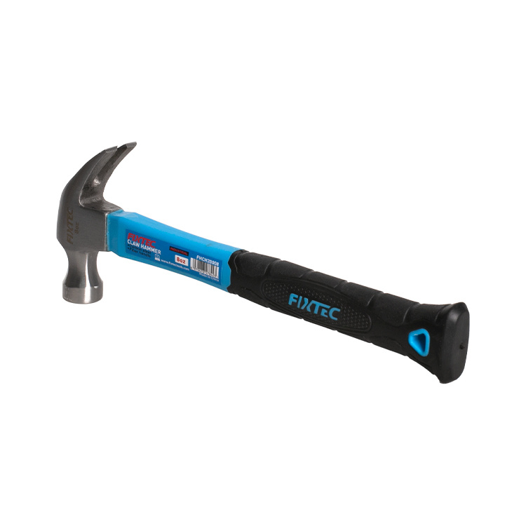 Fixtec Multitool Hammer 8oz/16oz Fiber Glass Handle Mini Claw Hammer