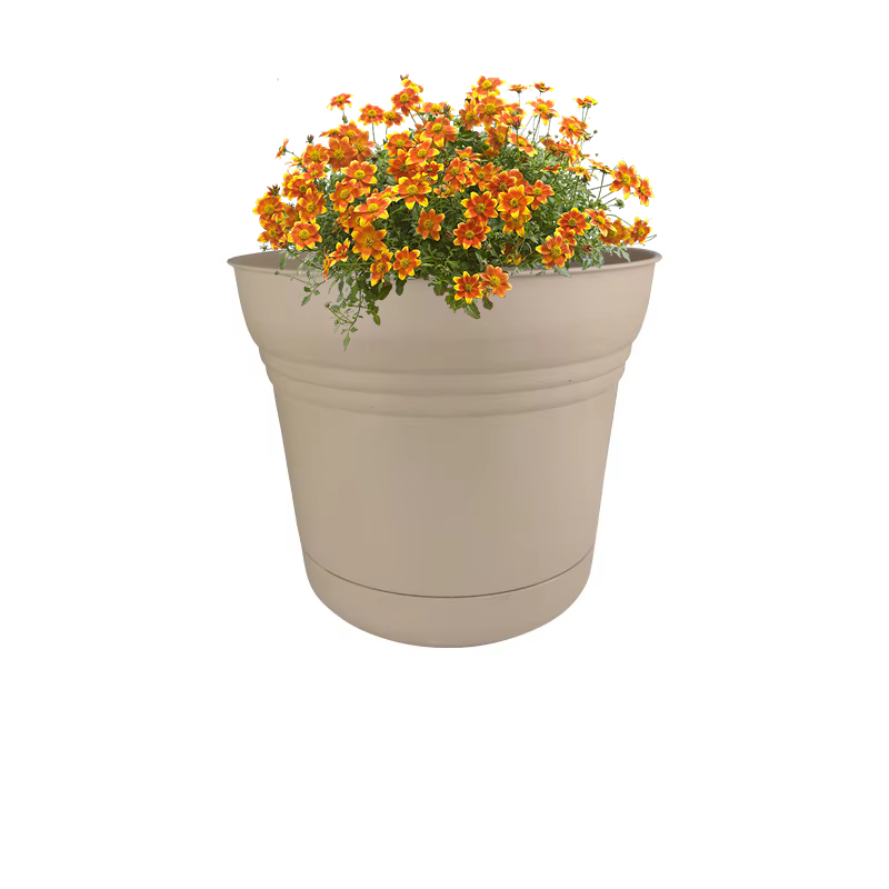 Горшки цветочные пластиковые декоративные