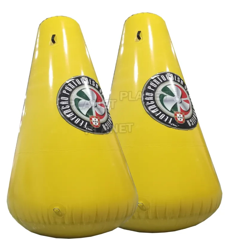 Outdoor Swimming Inflatable Marker Buoy Floating Inflatable Cone Race Water Buoy with Logo