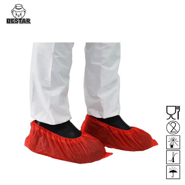 Good Price Bestar Plastic Disposable Lint-Free Cheap Economic Anti-Slip Single Use Overshoes