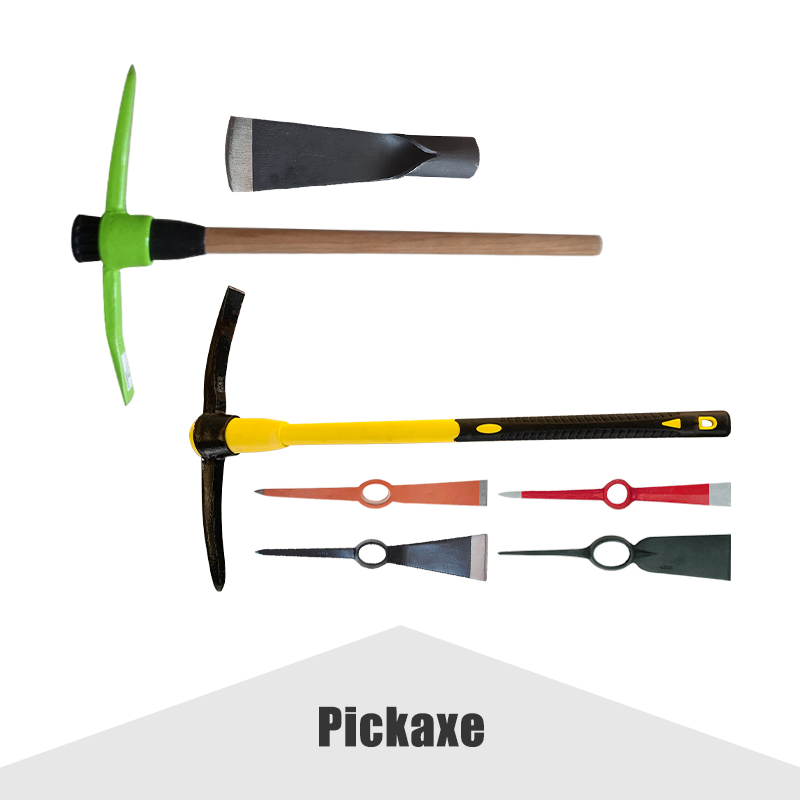 Handle Pickaxe, Hand Tool Concrete Lightweight P404 Steel Root Pickaxe