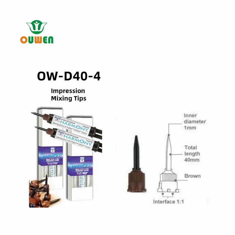 Ouwen Dental Conveyor for Dental Supplies - Disposable Tip Compatible Resin Delivery Tool