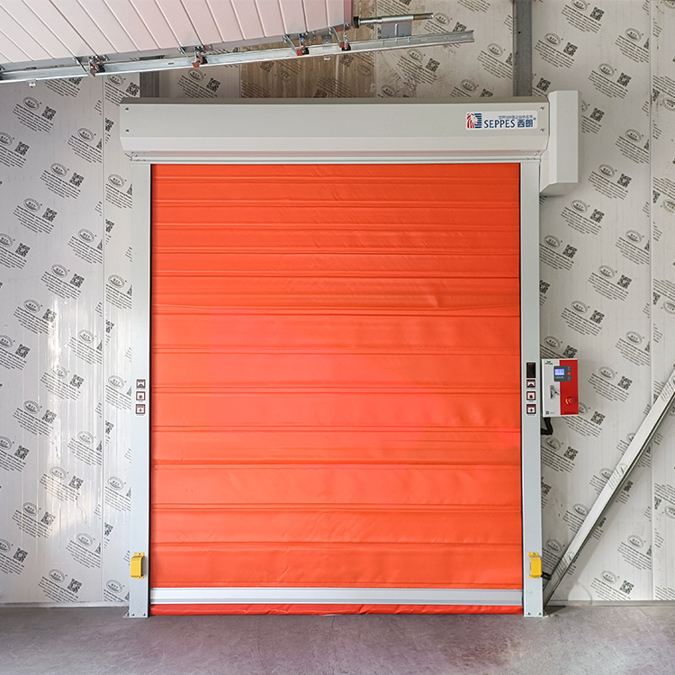 Wind-Resistant Insulated High Speed Industrial Door for Outdoor Loading Docks