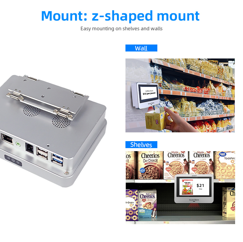 XT802C Retail Inquiry Terminal Product Information Barcode Scanning Price Checker