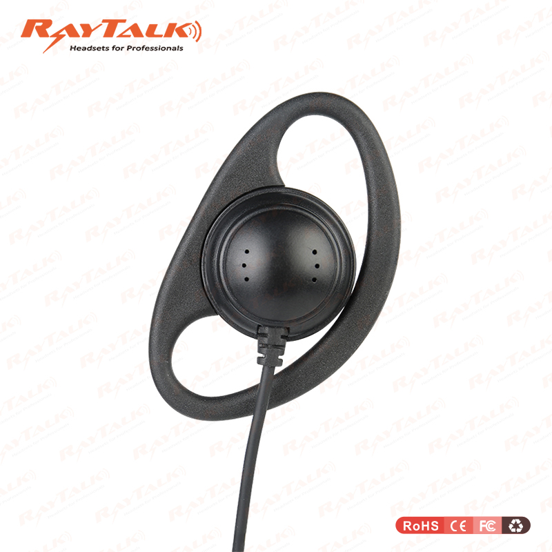 for 2pin Ver-Tex Vx231 Communication D Shape Earpiece Earphones Em-3222