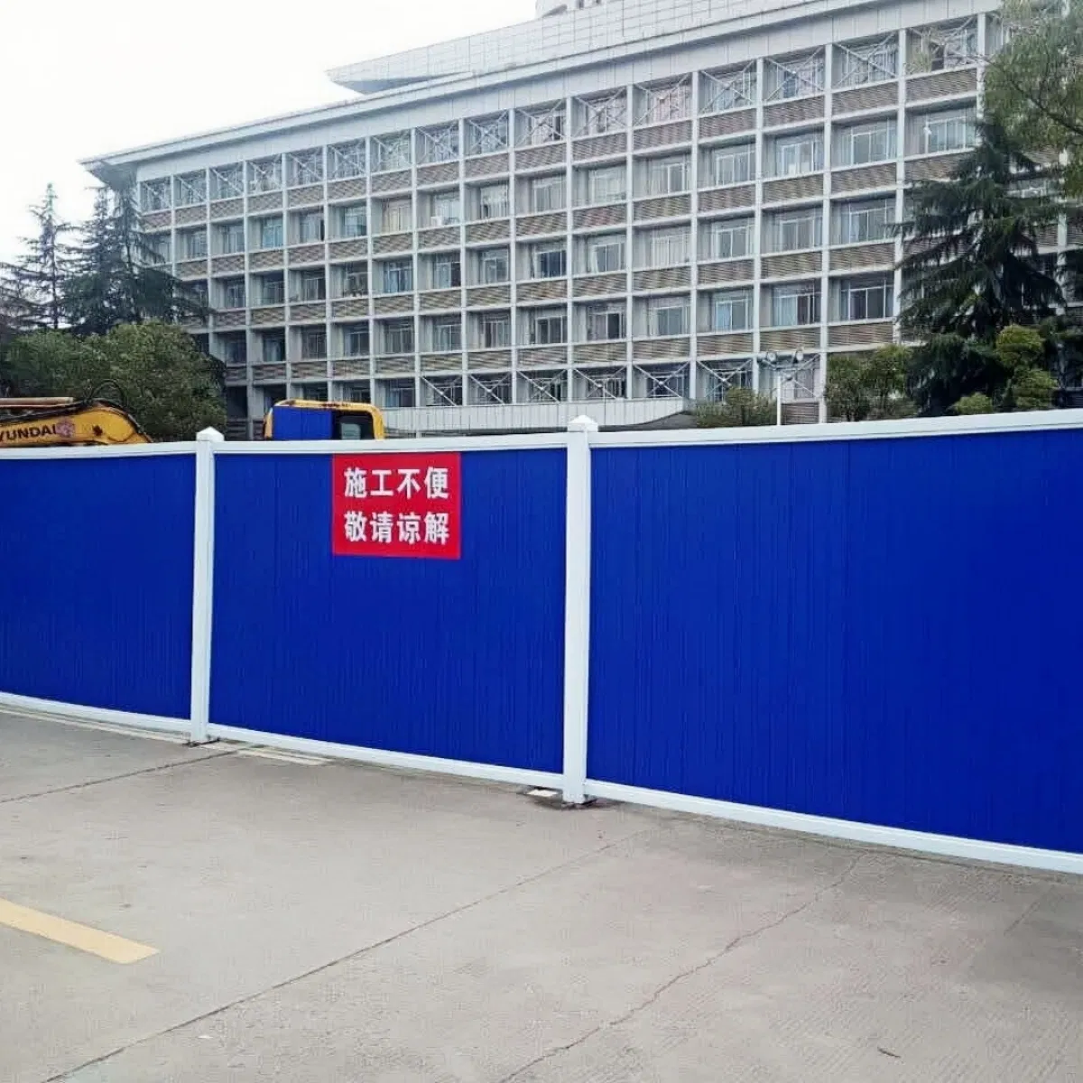 Quick Assembly Modular Site Hoarding Panel System Temporary Construction Fence for Easy Installation