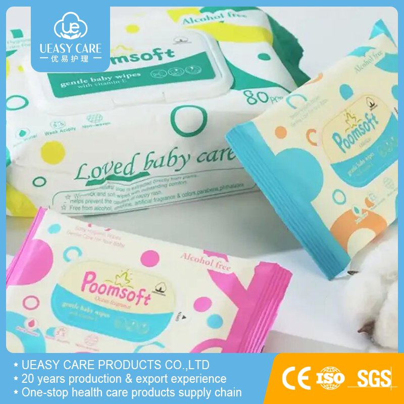 OEM Bamboo Baby Wipes Disposable Wet Wipes Organic Biodegradable Cleaning Wipes