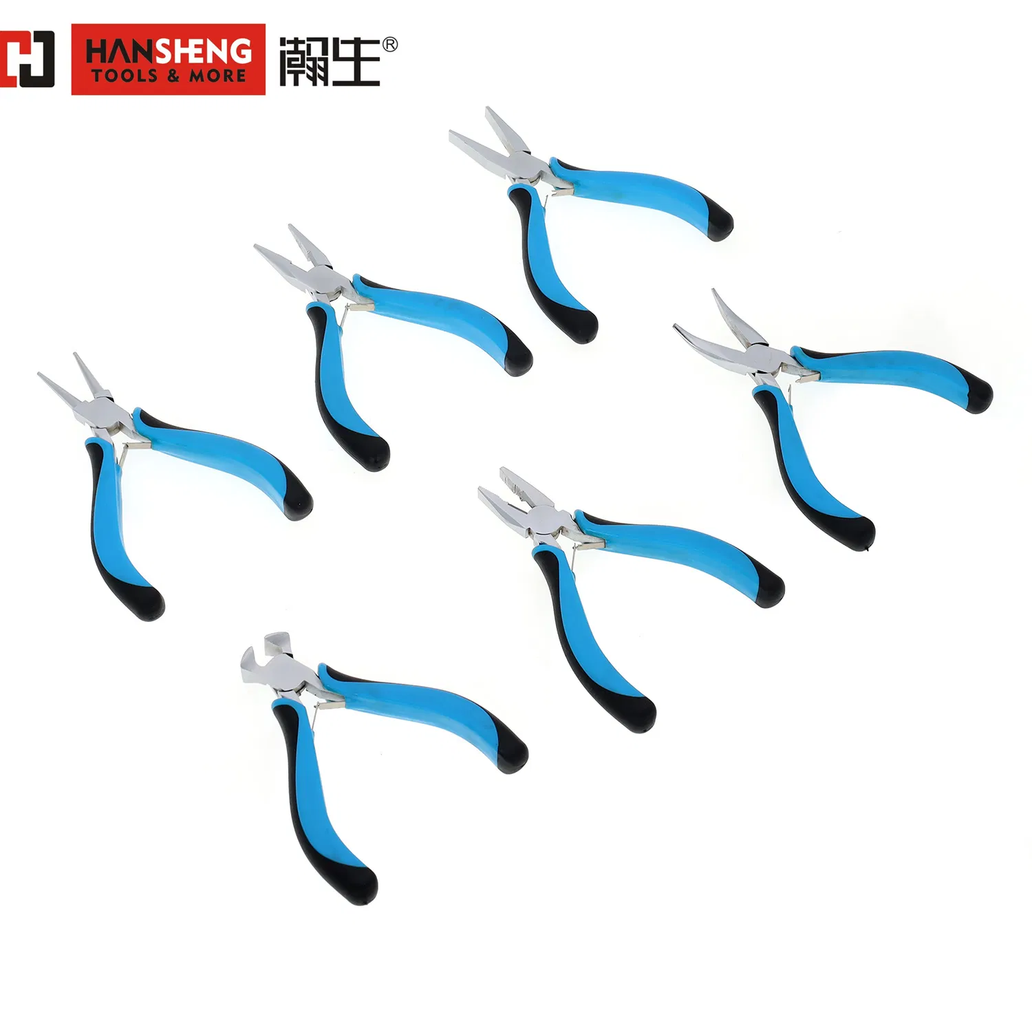 Mini Pliers, Professional Hand Tool, CRV or Carbon Steel, Dipped /PVC Handle