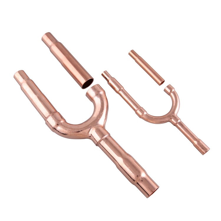 Hailiang Midea Y Shape Refnet Branch Piping Kits Copper Branch Pipe