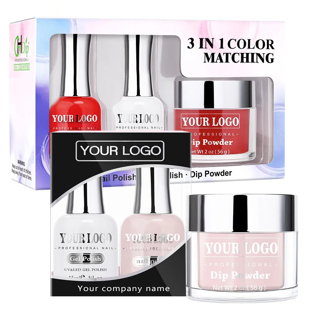 Factory Wholesale DIP Powder Set Private Label Custom Colors DIP Powder Nail
