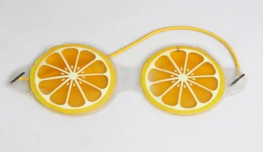 Kiwi Fruit Design Reusable Cute Cooling Eye Mask Cold Pack for Therapy