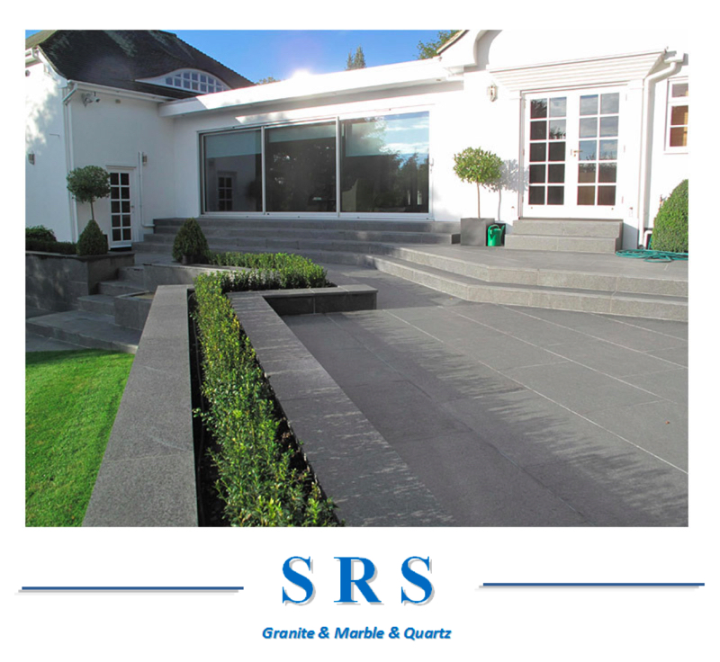 Natural Honed Grey Basalt for Pavers/Wall/Floor Tile