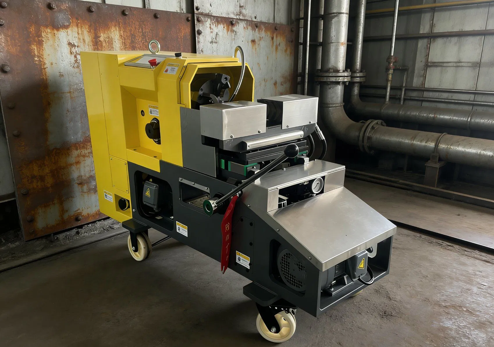 Threading Machine with 8 7kw Power DN15-65/DN14-100 Reliable Shipping