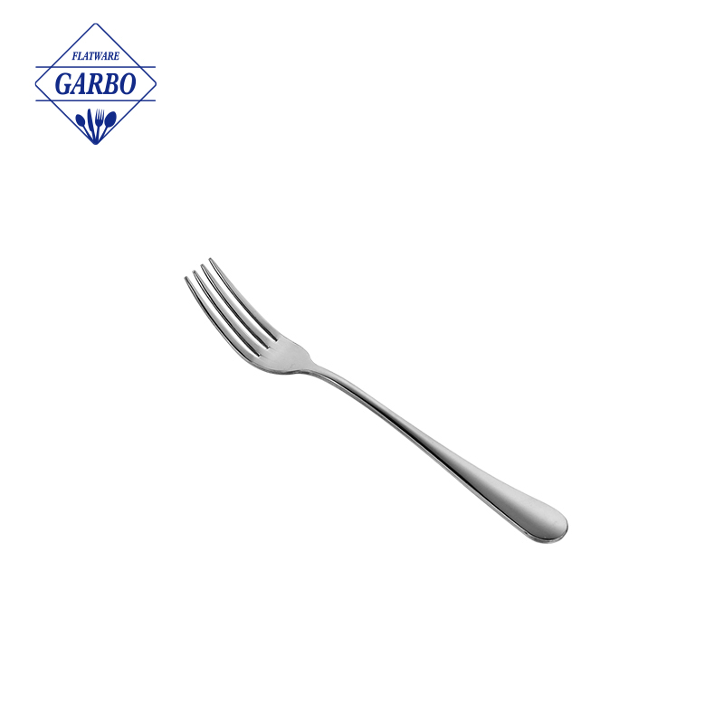 Clear 430 Stainless Steel Dinner Fork with Custom Packaging and Logo High Quality Cutlery
