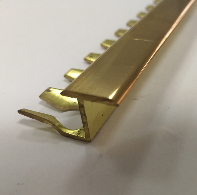 Decorative Brass Tile Trim