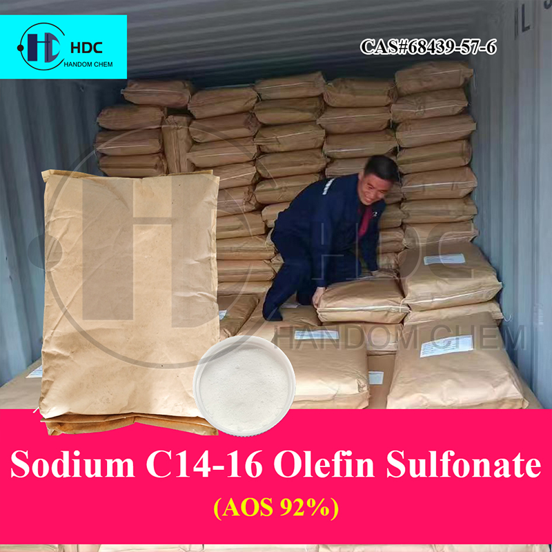 Manufacture Aos 92% Sodium Alpha-Olefin Sulfonate for Laundry Detergent Detergent Raw Material