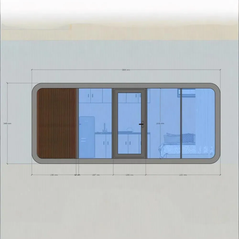 China Manufacture Prefabricated Modular Apple Cabin 20FT 40FT Detachable Portable Mobile Weather Sealing Design House for Wind Rain Proof for Sale