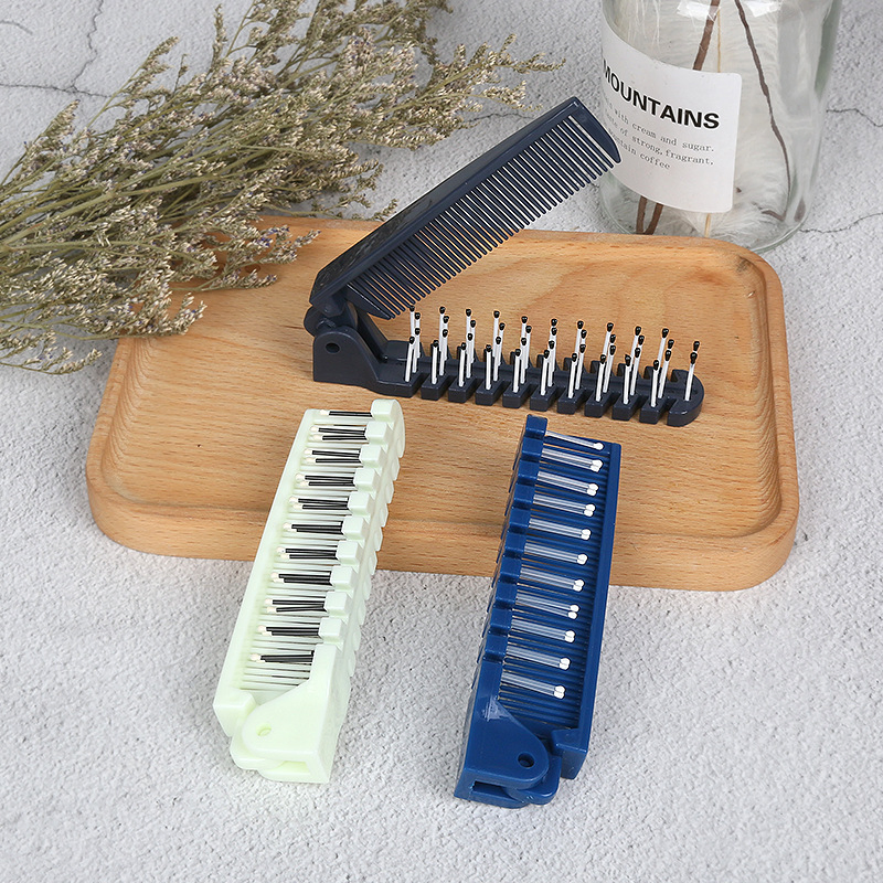 Double Headed Toothed Women Travel Foldable DIY Hairdressing Hair Beauty Comb