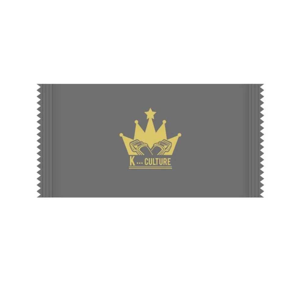 Custom Logo Cleaning Wet Wipes Pack Hotel Restaurant Disposable Nonwoven Mini Hand Mouth Wet Tissue Wipe Individually Wrapped