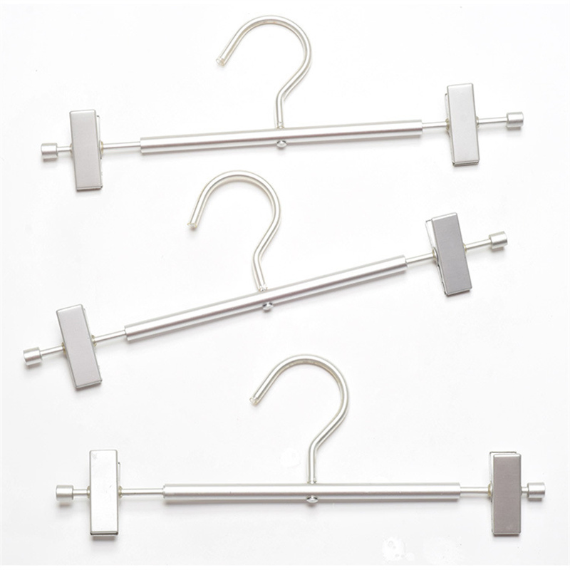 Space Aluminum Pants Hnagers Rust-Free Stainless Steel Aluminum Hangers Trousers Hanger