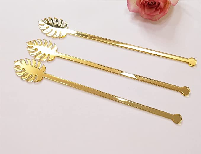 Metal Drink Swizzle Stirrers Rod Laser Cut Stirrers for Du Nord 52 Eighty Haskell's Orloff Overload