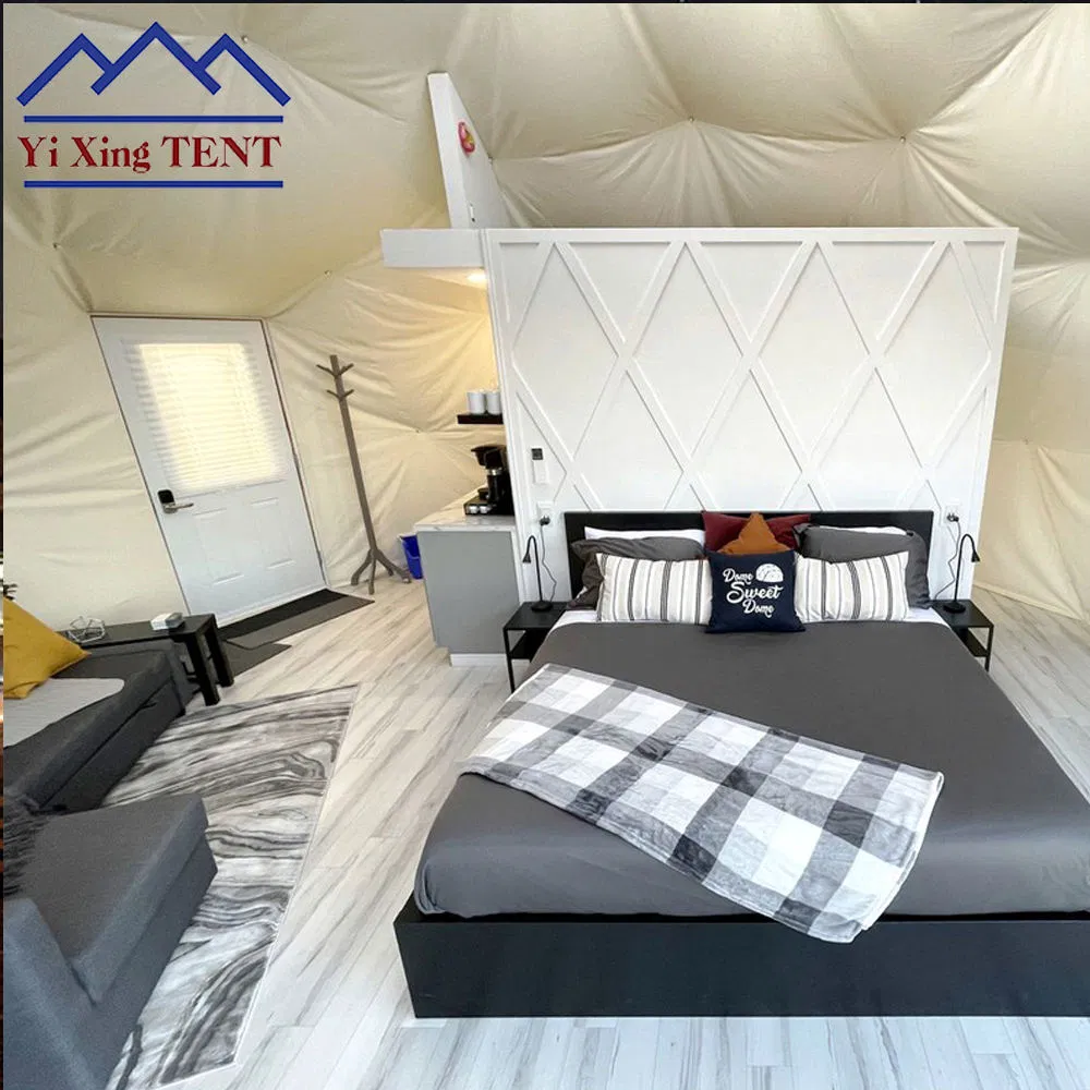 Outdoor Luxury Glamping Dome Tent House with Bathroom for Camping