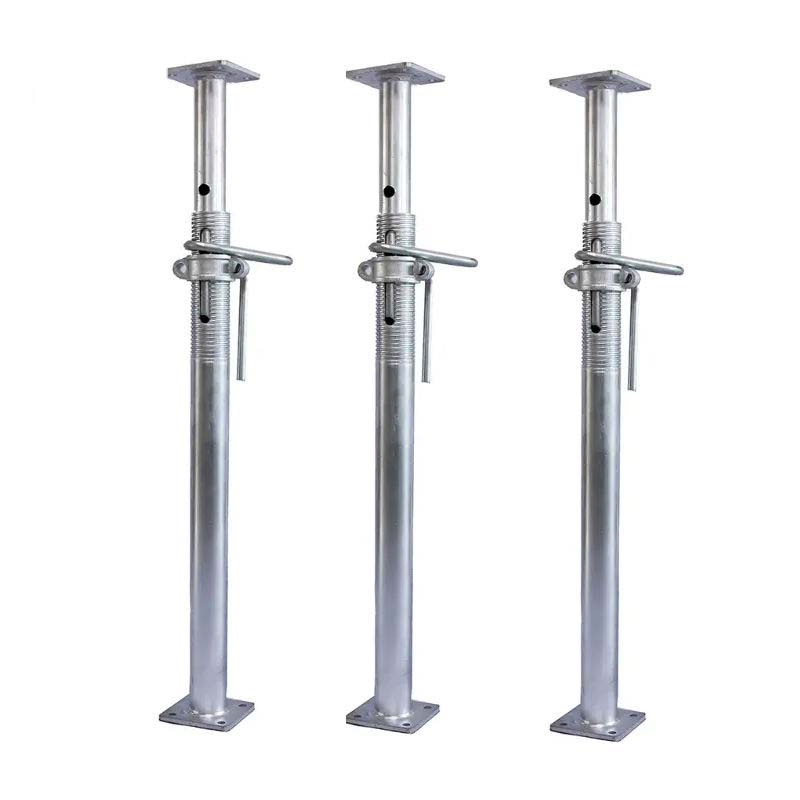 Adjustable Scaffolding Support Leg Italian Steel Prop with Sleeve and Nut Assembly