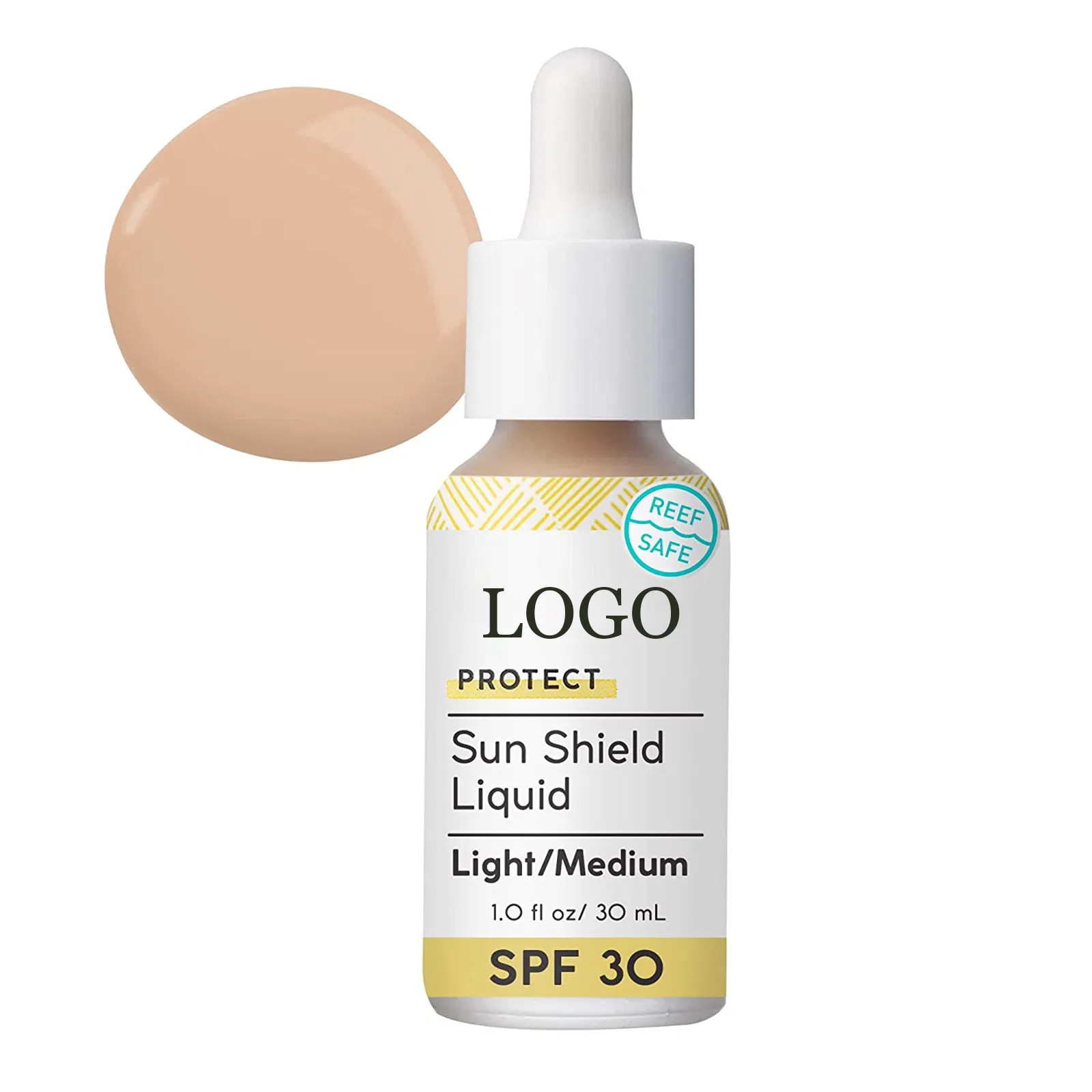 Beauty Cosmetics Skin Care Light/Medium Tinted Sunscreen SPF 30 Primer Makeup