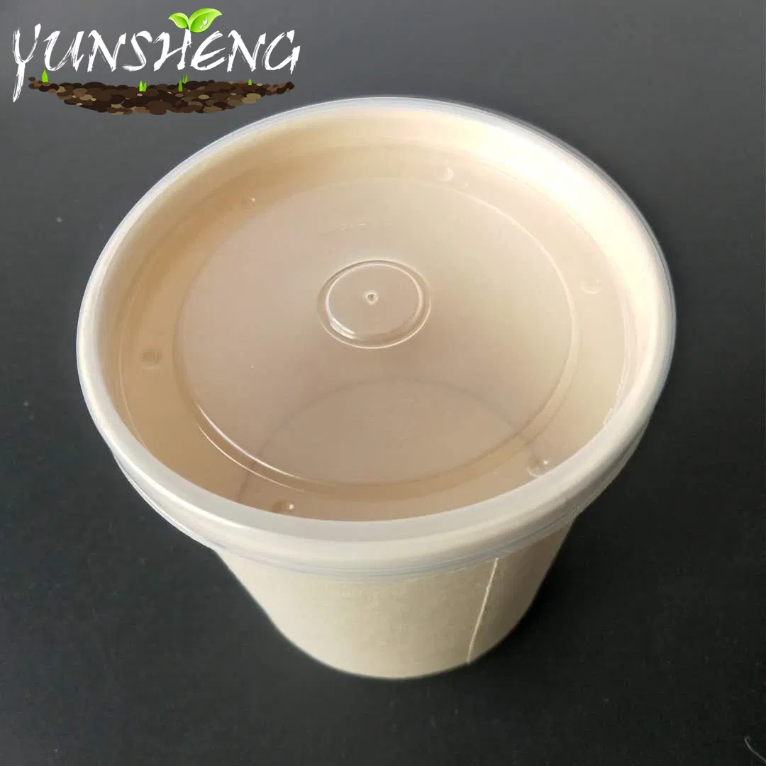 Biodegradable Eco-Friendly Disposable Kraft Paper Cup for Tea or Coffee/Brown or Light Brown Paper Soup Cup/Ice Cream Container