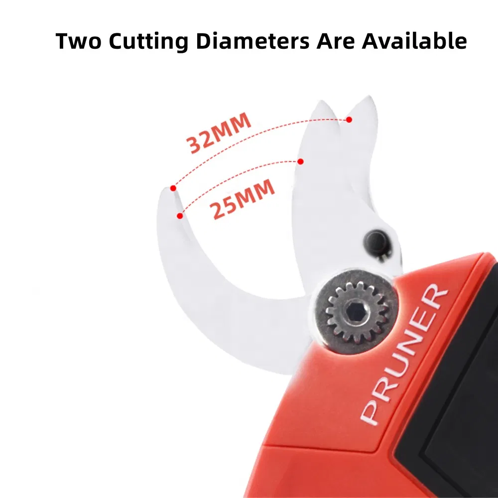 1. Cordless Electric Garden Shears 30mm Pruning Tool for Tree Branches