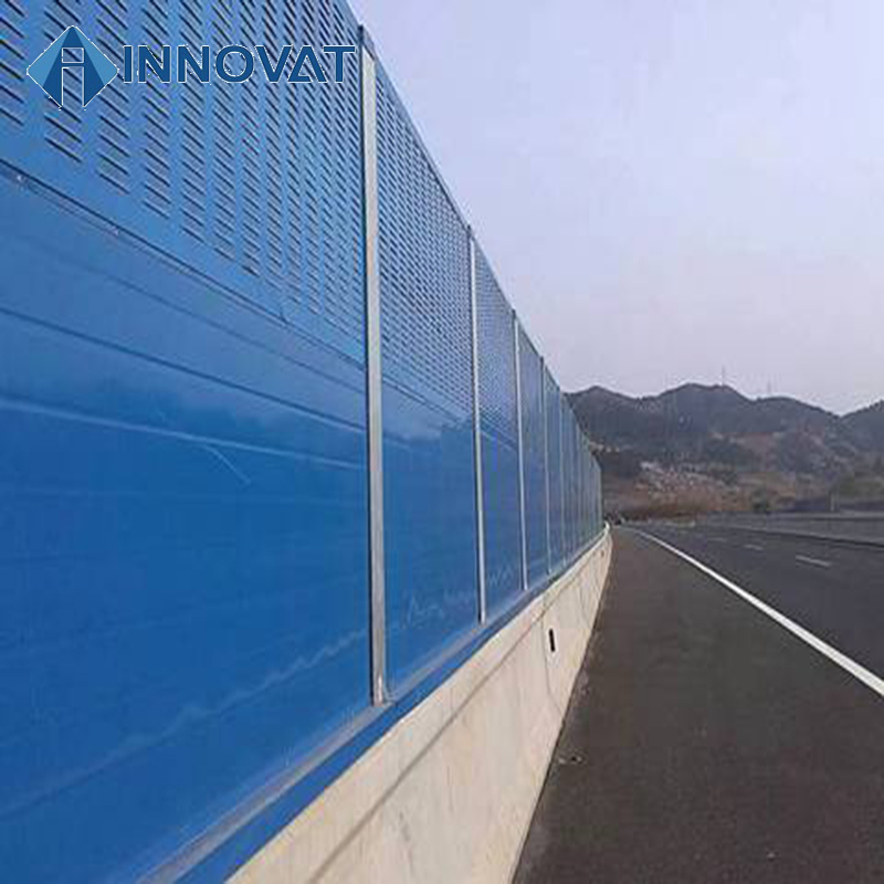 Noise Barrier Wall Road Metal Sound Barrier Noise Reduction Panels Residential Noise Barrier/ Sound Barrier Wall/ Highway Metal Noise Barrier