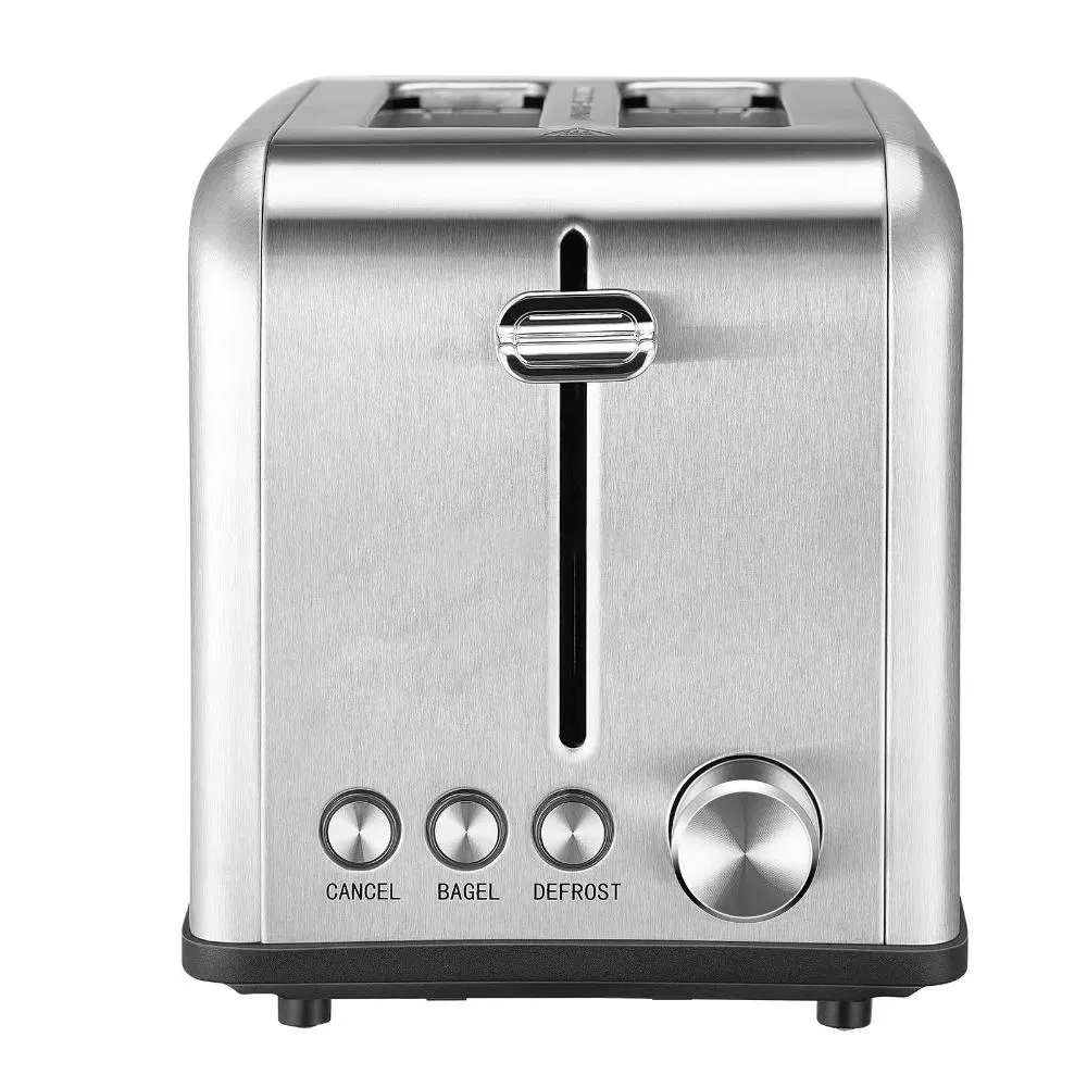 Stainless Steel 2-Slice Toaster with Adjustable Browning Control