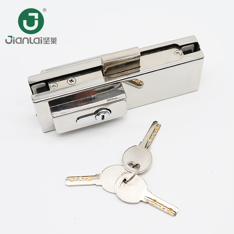 Hot Sale Style Tempered Glass 10mm Door Lock Patch Fitting