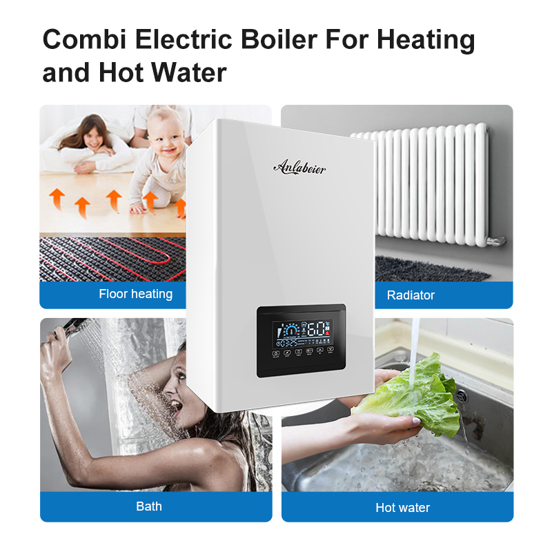 Child Safety Lock Wall Mounted Electric Boiler 220V 380V 20kw Deisgn