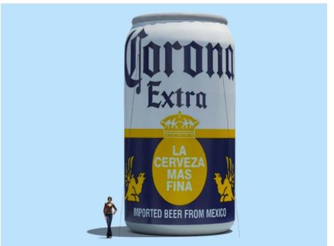 2023 New Advertising Inflatable Cup Prop Replica Model