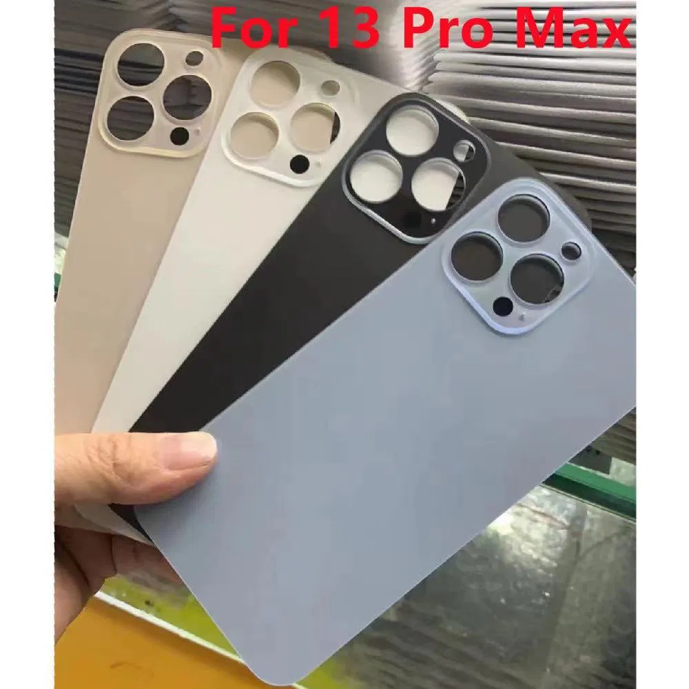 High Quality Hot Sale Factory Price Wholesale Battery Plate Mobile Phone Housing Replacement Back Glass Big Hole for iPhone 12 for Repair Store