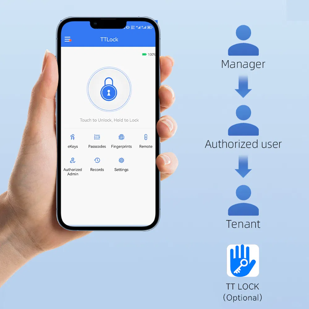 WiFi-Enabled RFID Card Lock System for Hotel Security Smart Lock