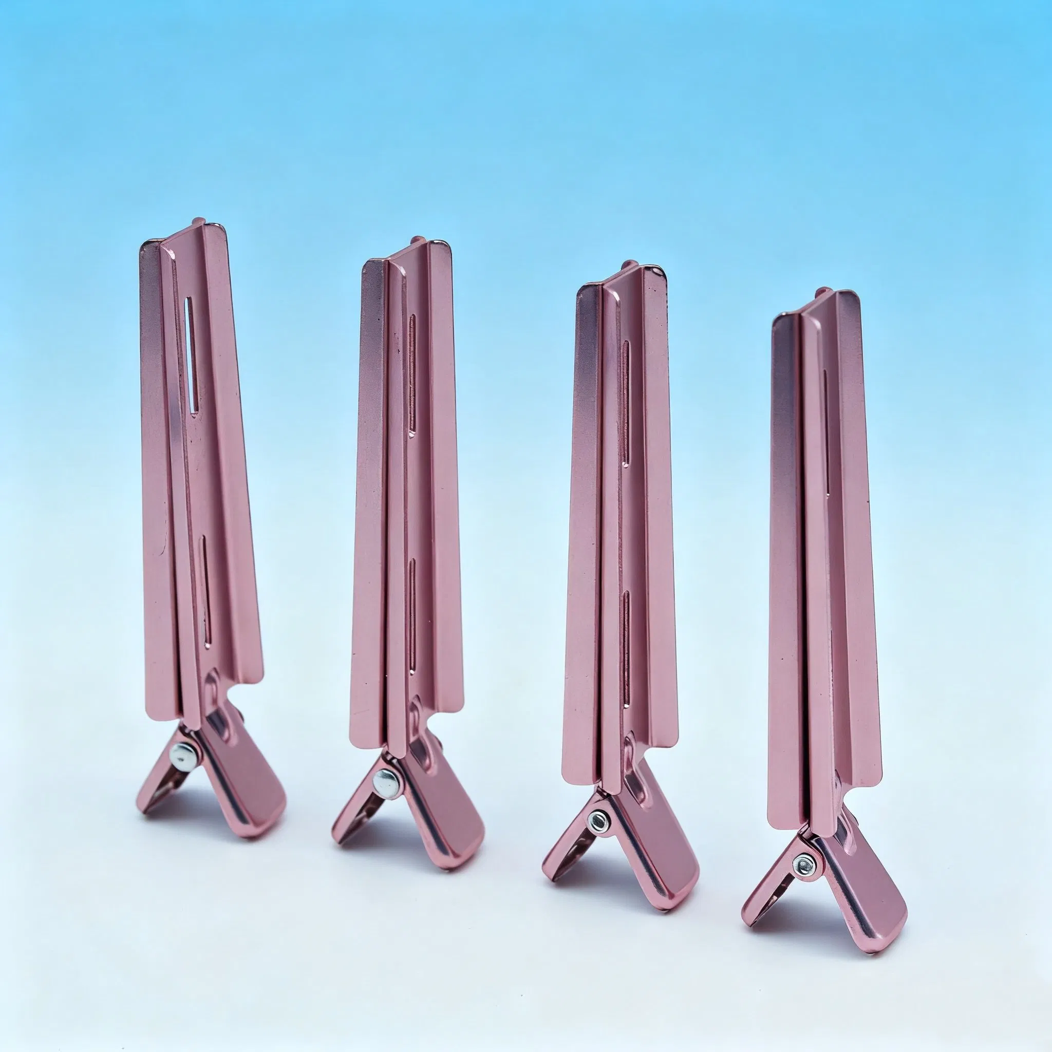 Алюминиевые зажимы для волос Rose Gold, 10 см