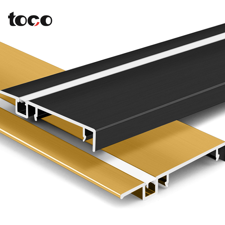 Reasonable Price Linear Wall Metal Aluminum LED Strips Flooring Profile Skirting Board