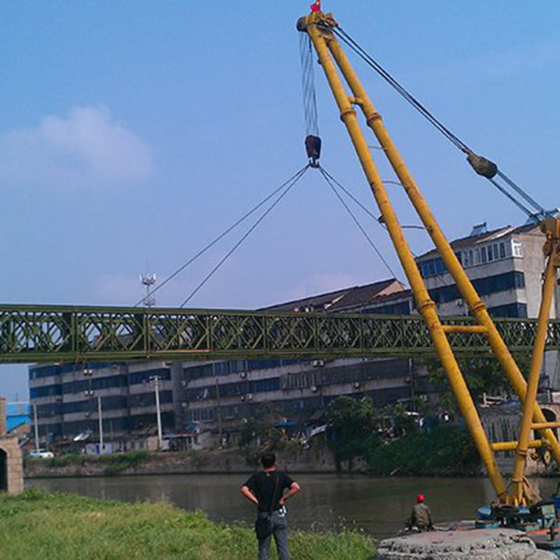 Affordable Foldable Bailey Steel Bridge Components for Easy Transport