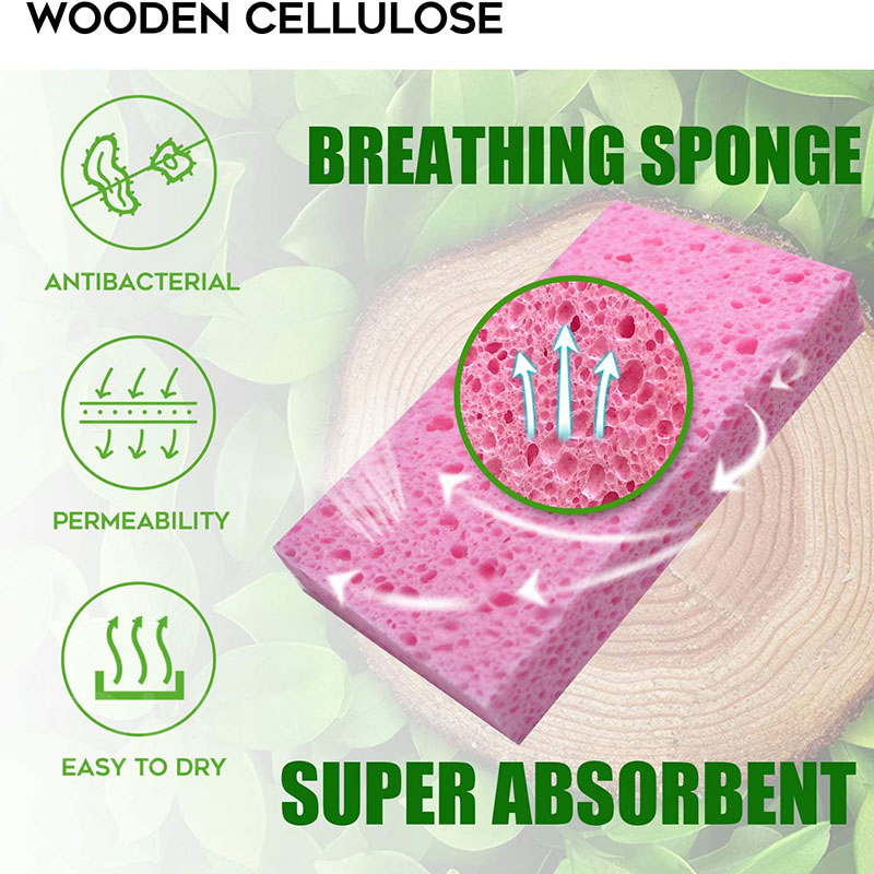 Esun Eco Dish Sponge Compressed Biodegradable Cellulose Sponge for Kitchen