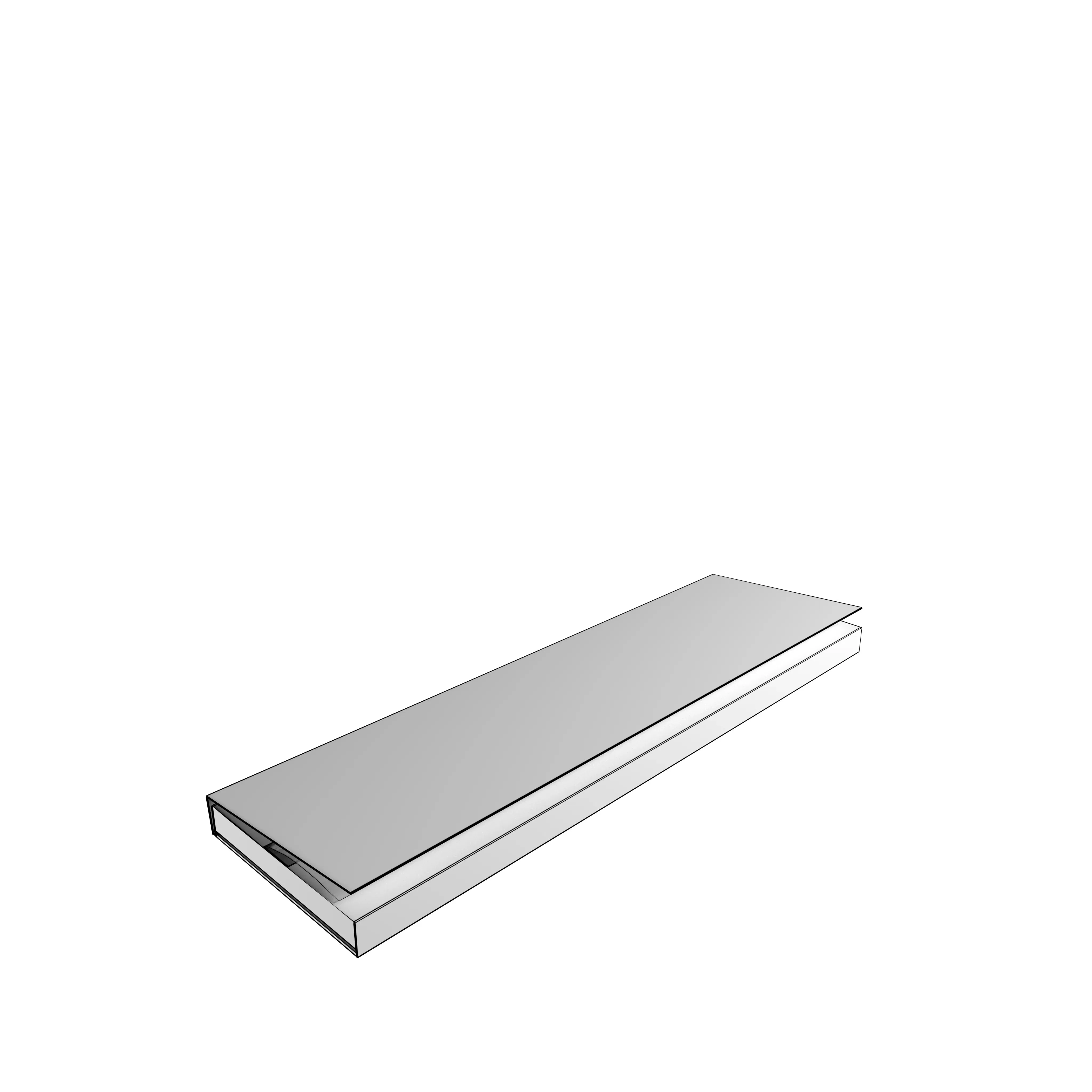 Rolling Papers Custom King Size Wide Booklet Paper Rolling Tray Double Side Smoke 3D Holographic Lenticular Package