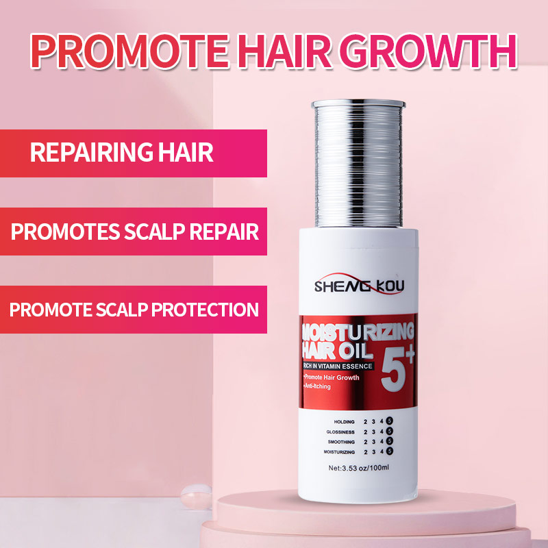 Private Label Vitamin Essence Anti-Itching Scalp Care Hair Treatment Shiny Smooth Hair Oil