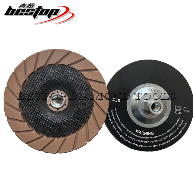 7 Inch Diamond Ceramic Cup Edging Wheel for Grinding Concrete and Terrazzo