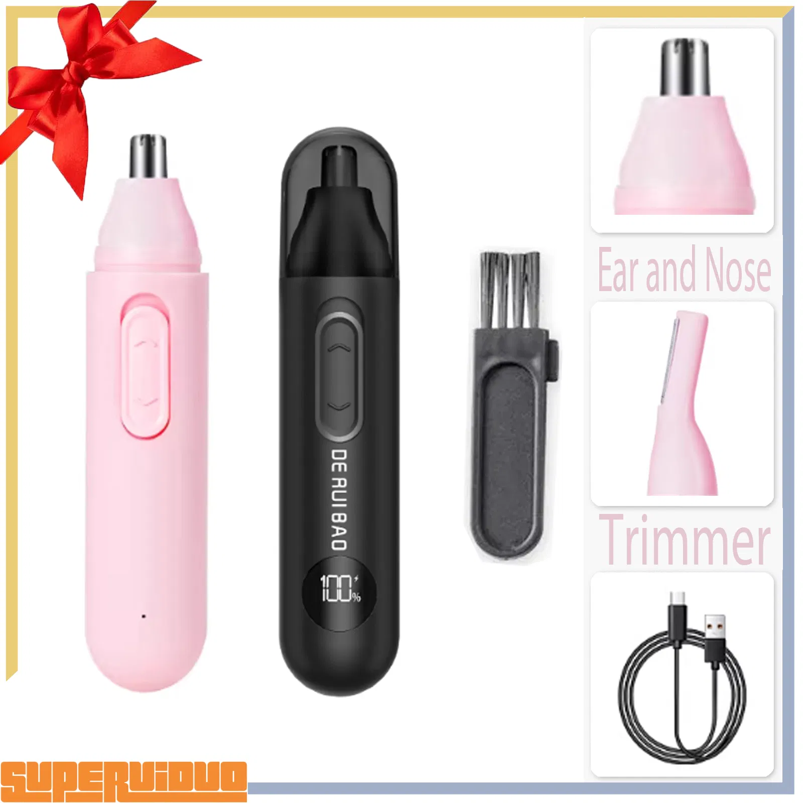 Painless Grooming Solution for Men Ear and Nose Trimmer