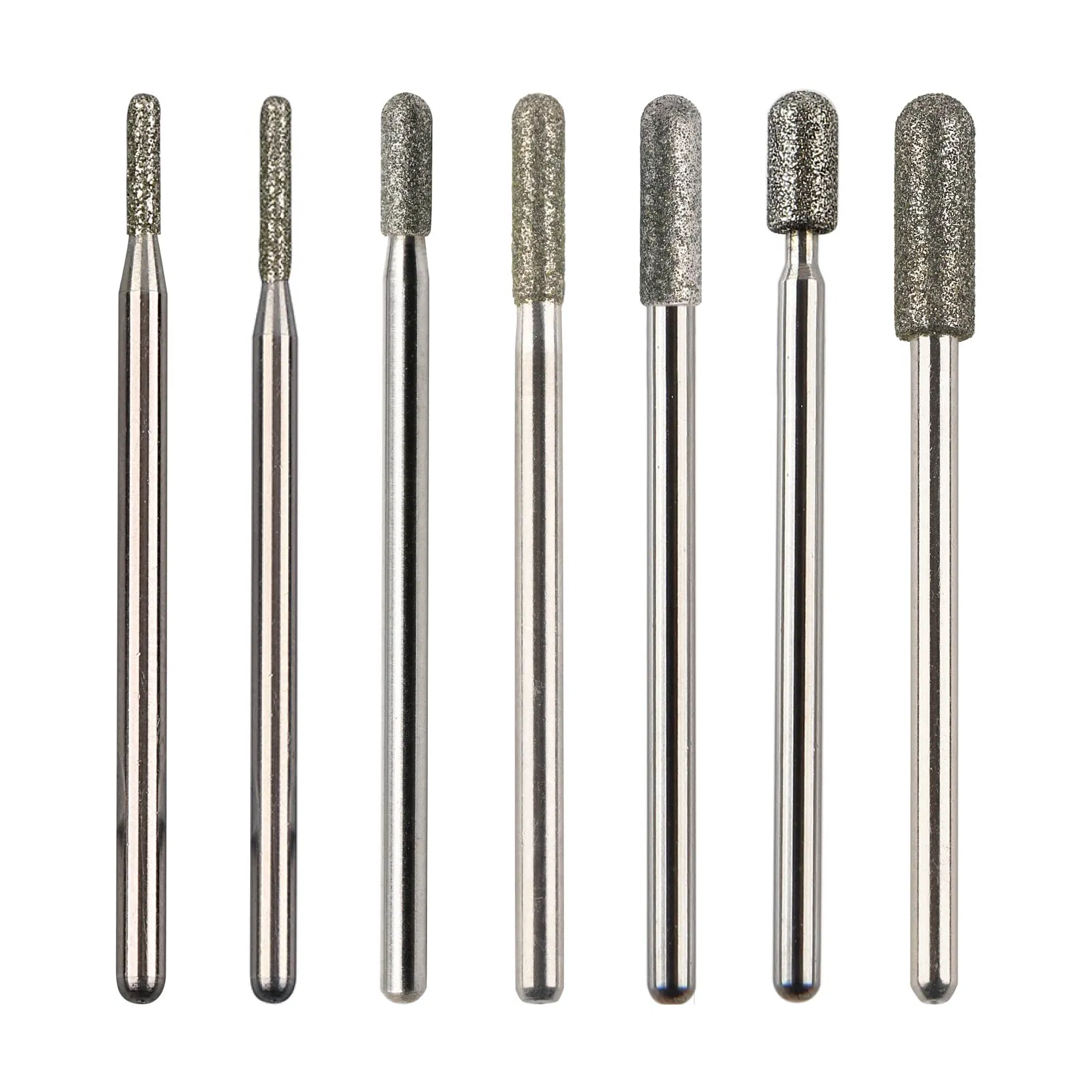 Cylinder Ball Top Manicure Pedicure Diamond Nail Drill Bit