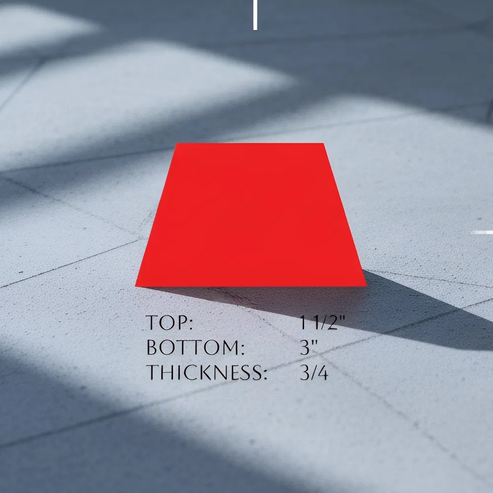 Project Grade Solid Wood Reveal Trapezoid Strip