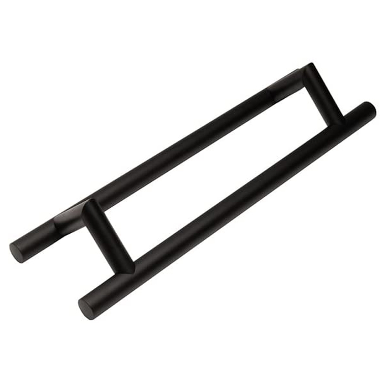 Modern H Shape Offset Stainless Steel Wood Glass Door Pull Handle for Main Door